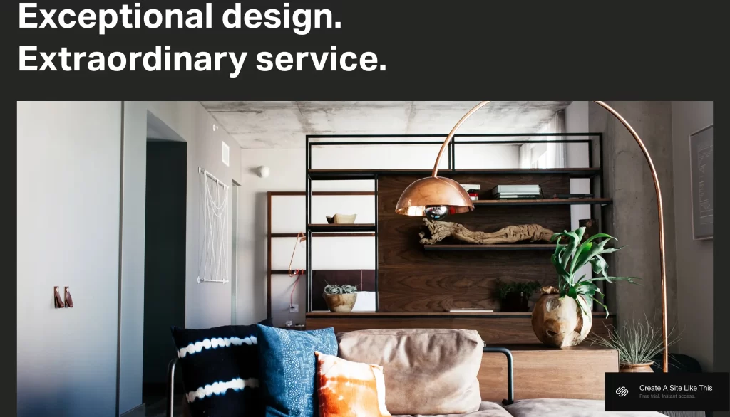 Wix vs Squarespace vs WordPress: Squarespace Design