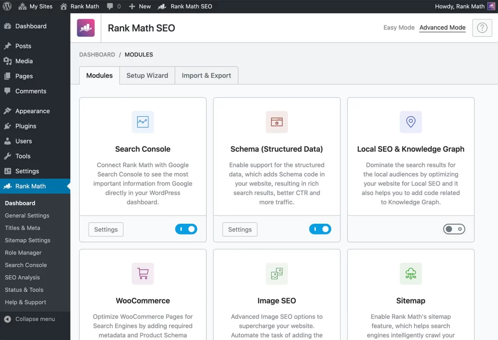 Website Optimization Services: Rank Maths