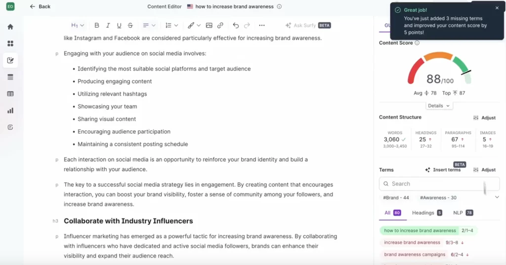Website Optimization Services: Surfer SEO